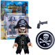 Minifigurina lego pirat cu accesorii